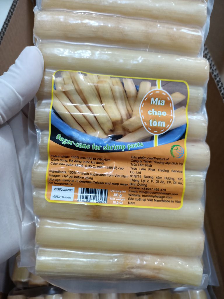 Frozen prawn sugarcane from Viet Nam - Truc Lam Phat Co.,Ltd